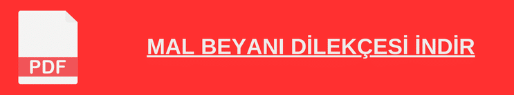 Mal beyanı dilekçesi pdf