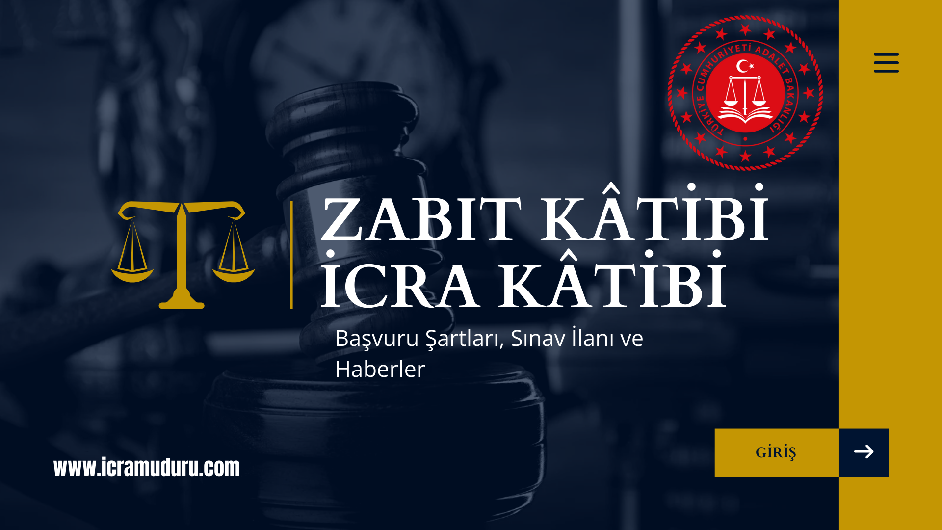 Zabıt Katibi ve İcra Katibi Alımı Tarihleri ve Başvuru Şartları 2024-2025 Zabıt Katibi ve İcra Katibi Alımı Ne Zaman?