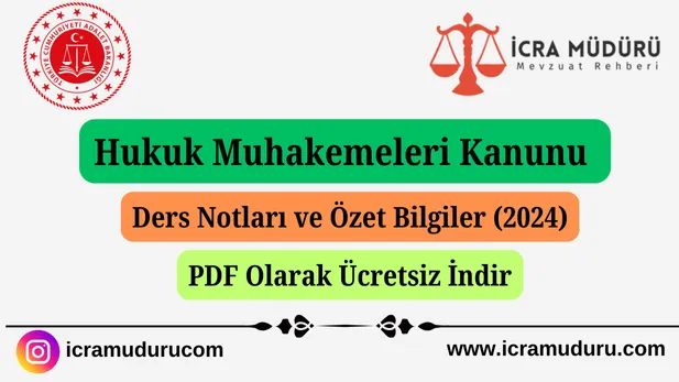 Hukuk Muhakemeleri Kanunu Ders Notları