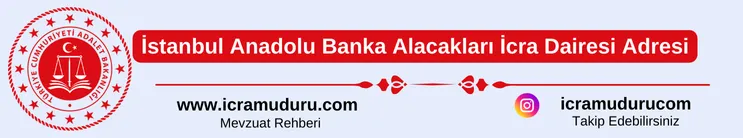 İstanbul Anadolu Banka Alacakları İcra Dairesi Adresi