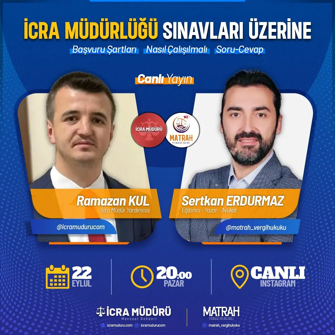 2024 İcra Müdür Yardımcılığı Sınavı