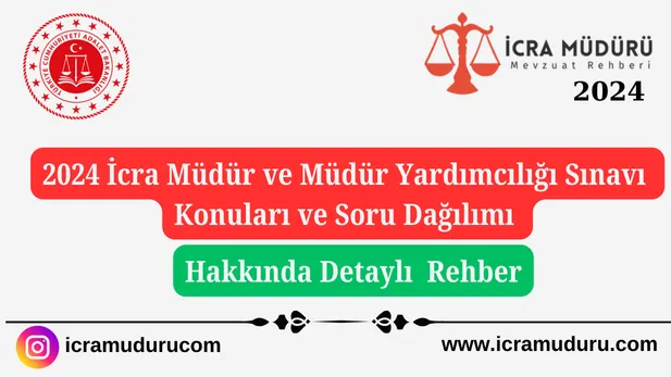 İcra Müdürlüğü Sınavı Konuları ve Soru Dağılımı