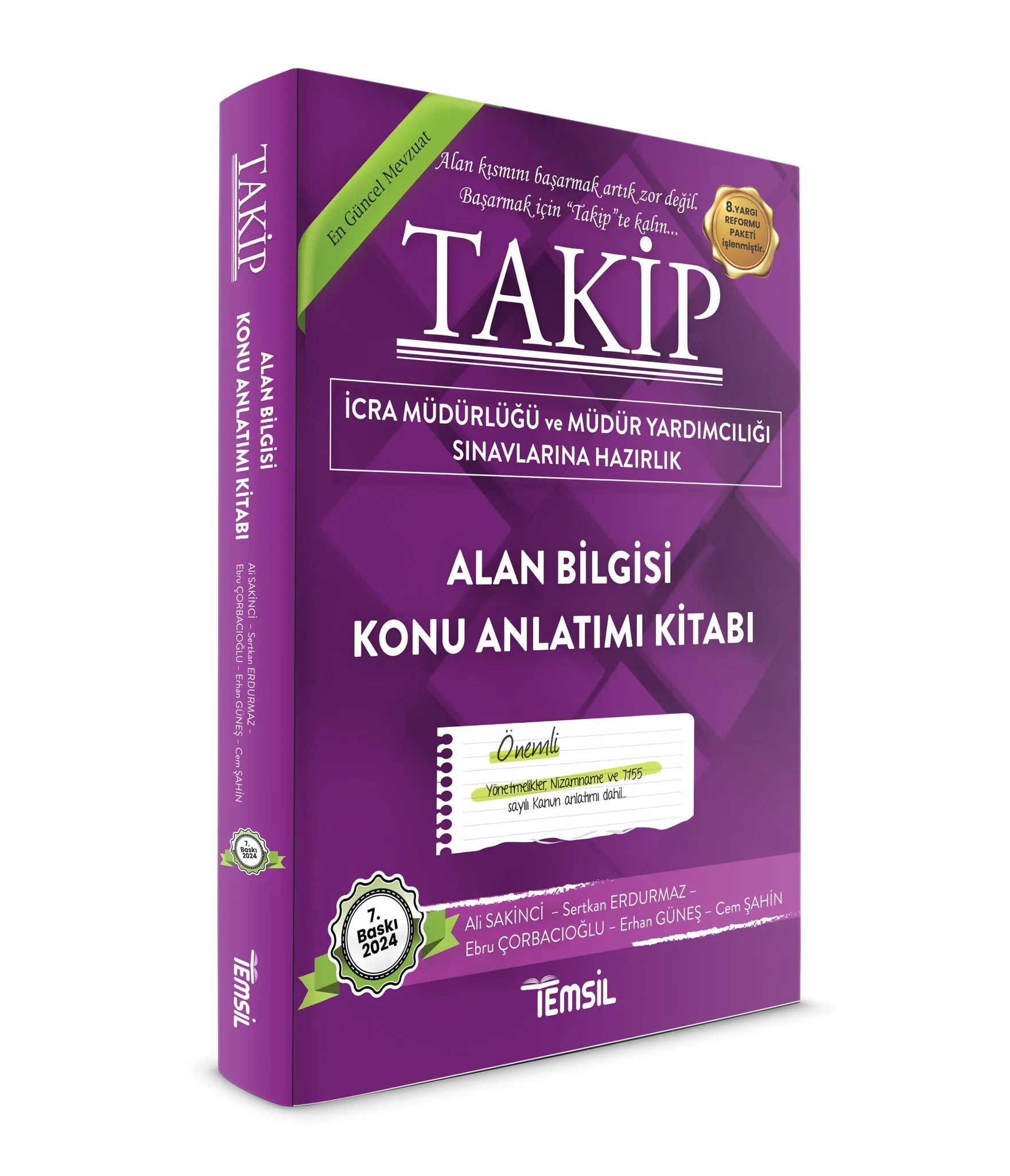 TAKİP Alan Bilgisi Konu Anlatımı kitabı