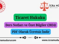 Ticaret Hukuku Ders Notları