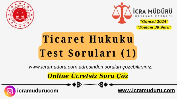 Ticaret Hukuku Test Soruları