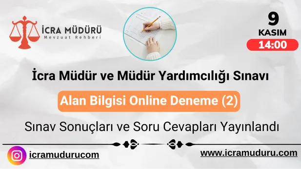 9 Kasım 2024 Online Deneme Soru Cevapları