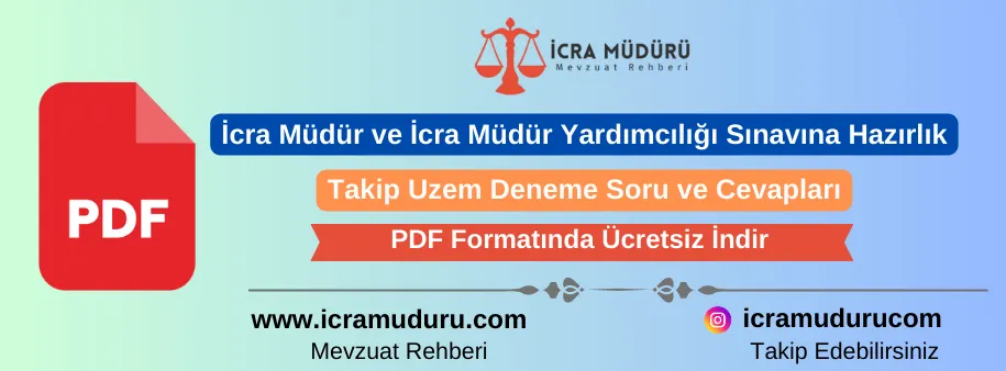 İcra Müdür ve İcra Müdür Yardımcılığı Sınavı Takipuzem Deneme ve Soru cevapları – İcra Müdürü – Maaş, Sınav Rehberi, Minibüs Saatleri ve Aktüel Ürünler İcra Müdür ve İcra Müdür Yardımcılığı Sınavı Takipuzem Deneme ve Soru cevapları