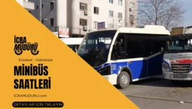 Eceabat Kabatepe Minibüs (Dolmuş) Seferleri