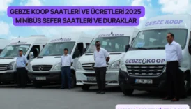 Gebze Koop Saatleri 2025