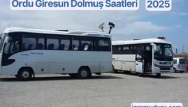 Ordu Giresun Dolmuş Saatleri 2025