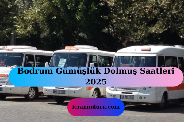 Bodrum Gümüşlük Dolmuş Saatleri 2025