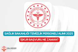 Sağlık Bakanlığı Temizlik Personeli Alımı 2025
