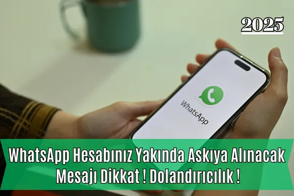 WhatsApp Hesabınız Yakında Askıya Alınacak Mesajı Dikkat ! (2025) – İcra Müdürü – Maaş, Sınav Rehberi, Minibüs Saatleri ve Aktüel Ürünler WhatsApp Hesabınız Yakında Askıya Alınacak Mesajı Dikkat ! (2025)